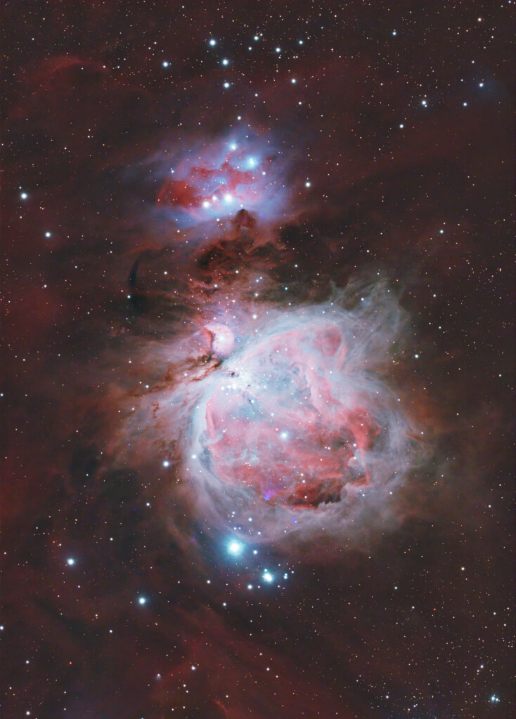 M42 – M43 and NGC1977 Running Man Nebula