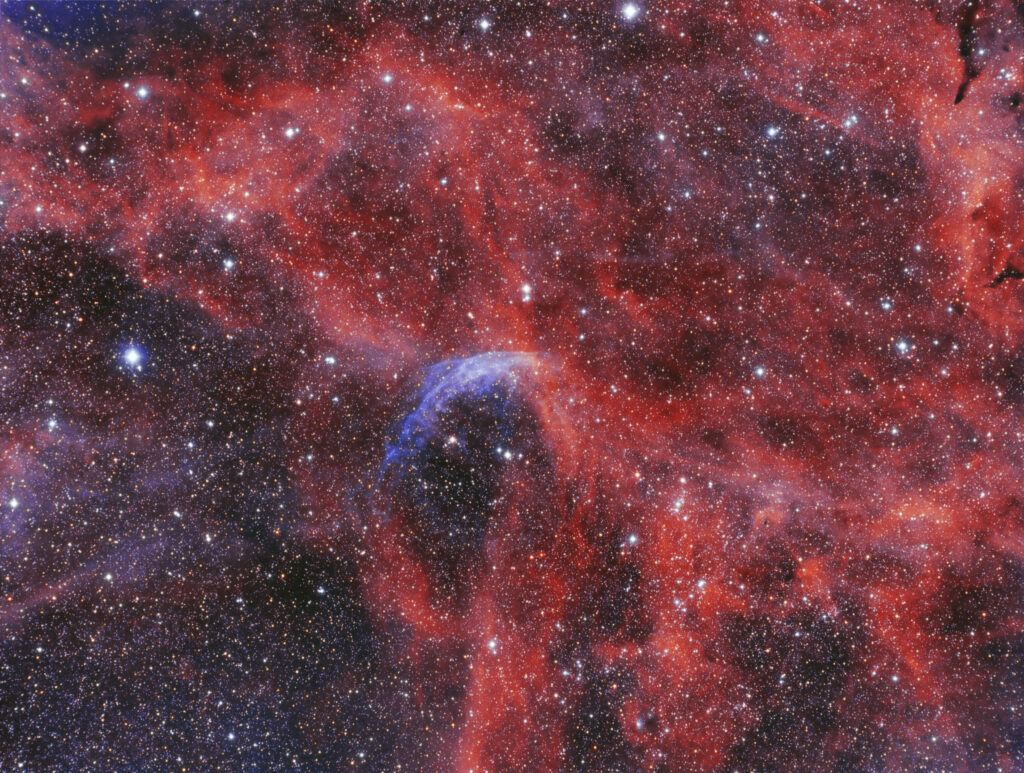 Wolf-Rayet star WR134 Ring Nebula (BiColor)