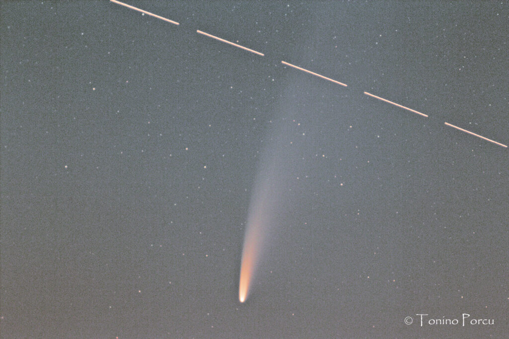 ISS e C/2020 F3 (Neowise) dalla Sardegna