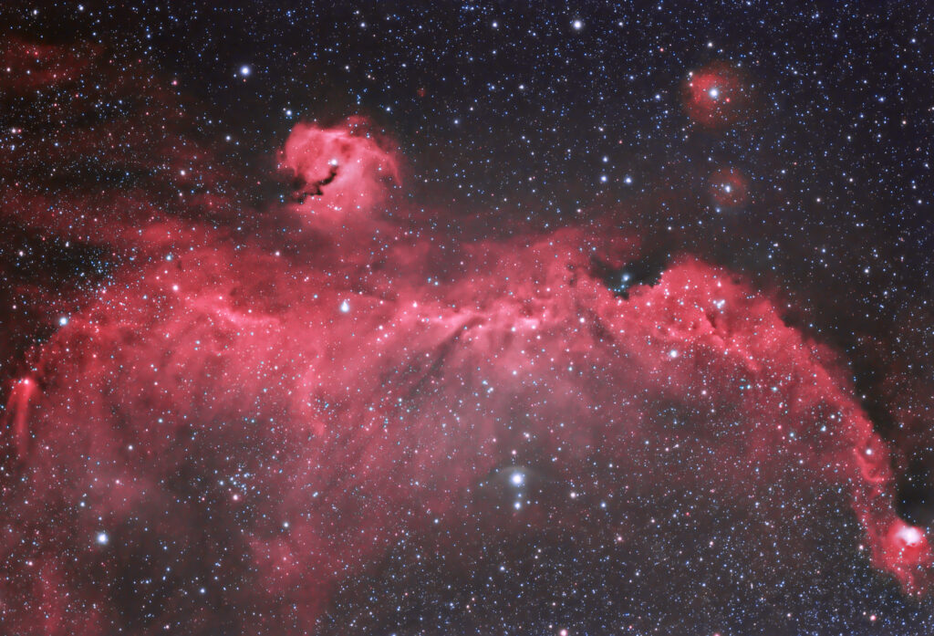 Nebulosa "Il Gabbiano" IC-2177.Nella costellazioni del Cane Maggiore.