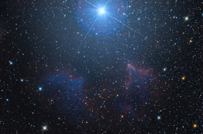 Nebulose IC-59 e IC-63 "Fantasmi in Cassiopea"