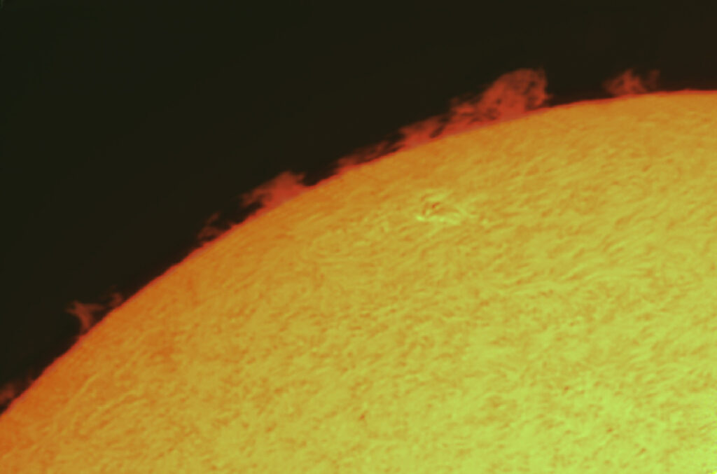 Sole-Gruppo di protuperanze