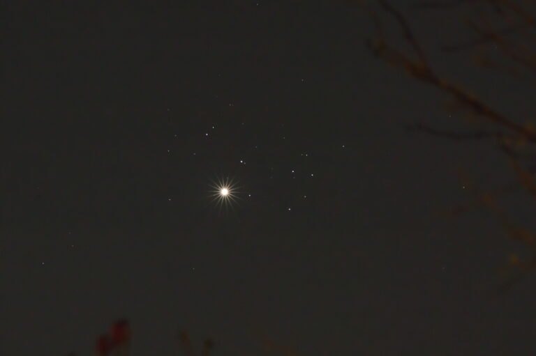 Congiunzione Stretta Venere – Pleiadi