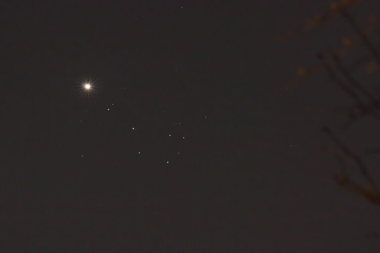 Congiunzione Uscita – Venere – Pleiadi