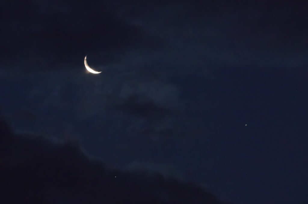 Congiunzione Luna, Venere, Aldebaran